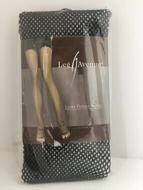 Fishnets Leg Avenue Black Spandex Tights Adult Womens Sexy Pantyhose Hosiery NEW